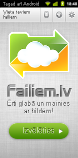 Failiem.lv failu glabāšana